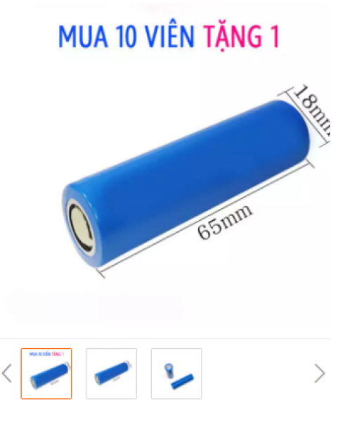 [HCM]( SALE 50 % )Pin Sạc Ultra Fire 6800 MAh Chuyên Dùng Cho Loa Phóng Thanh Đèn quạt mini