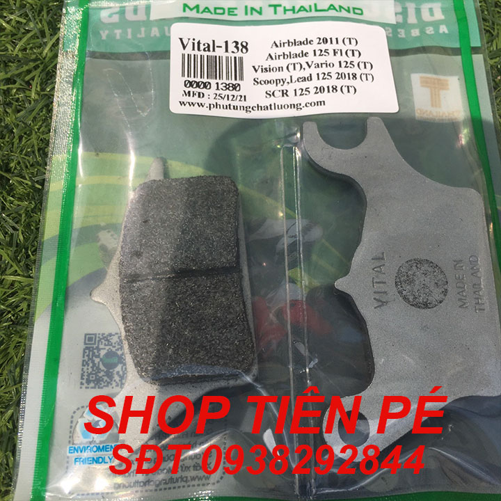 BỐ THẮNG TRƯỚC ĐĨA VISON 2018 HÀNG CAO CẤP