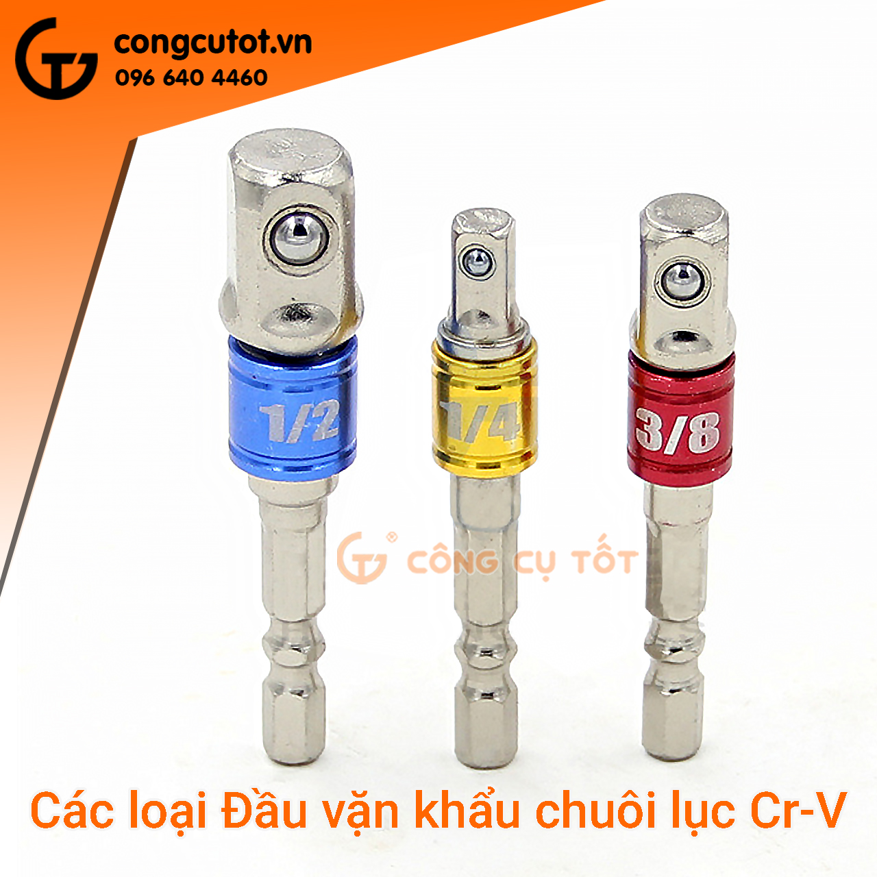 Đầu chuyển vặn khẩu cho máy khoan chuôi lục