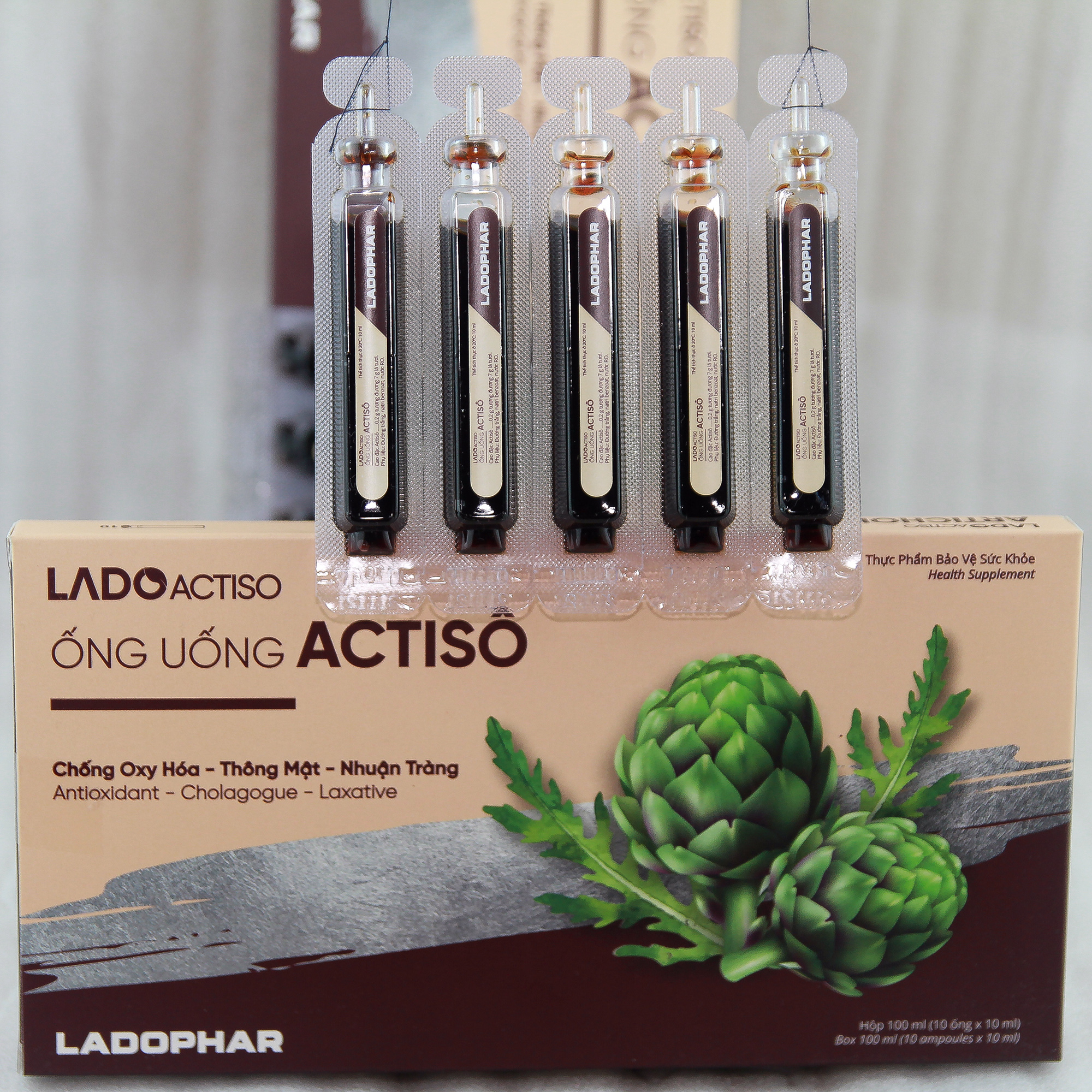 combo 10 hộp ống uống actiso