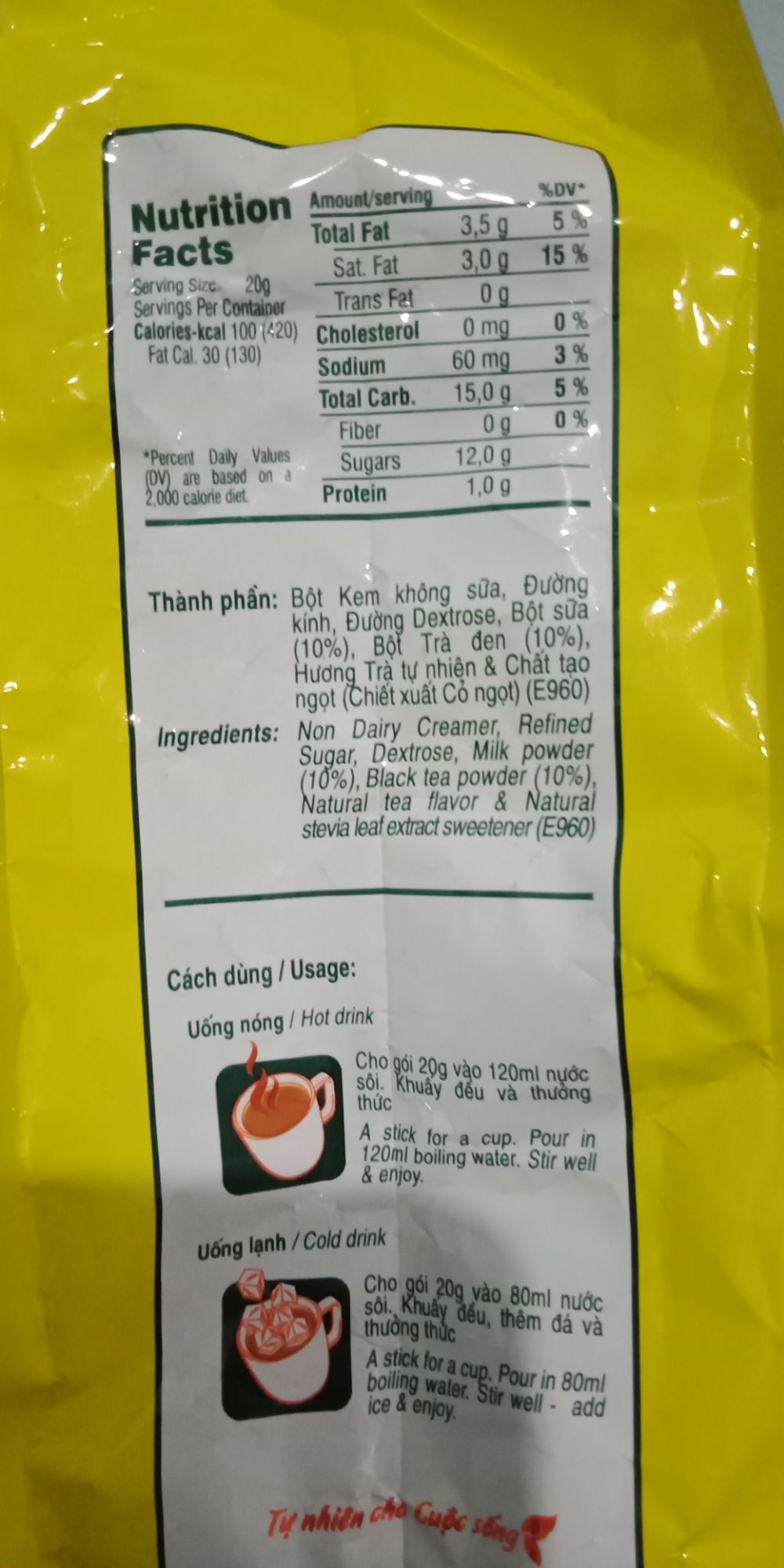 Trà sữa Trần Quang Tea mix