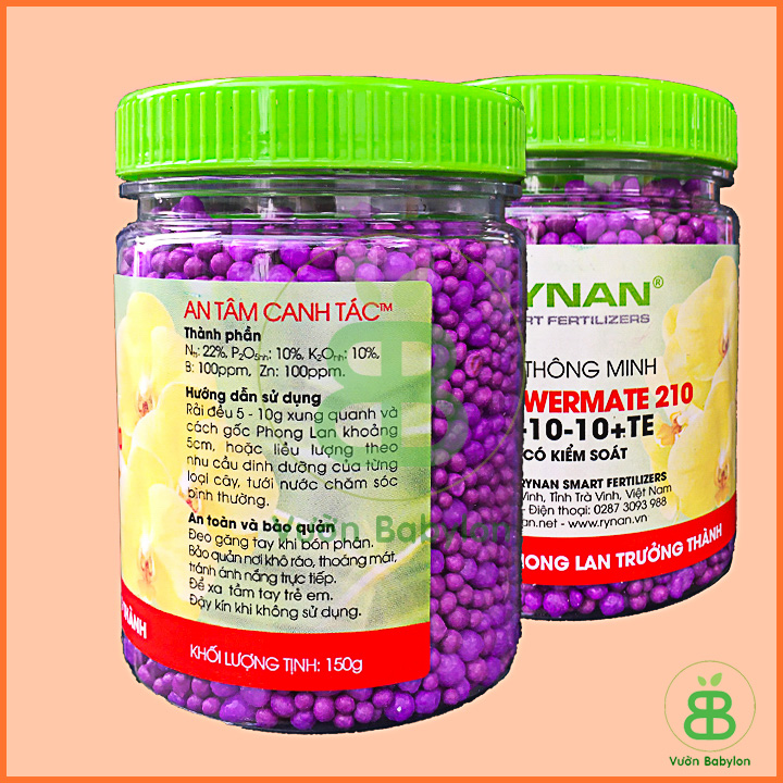 Phân Bón Chậm Tan - Phân Tan Chậm Thông Minh Cho Lan RYNAN 210