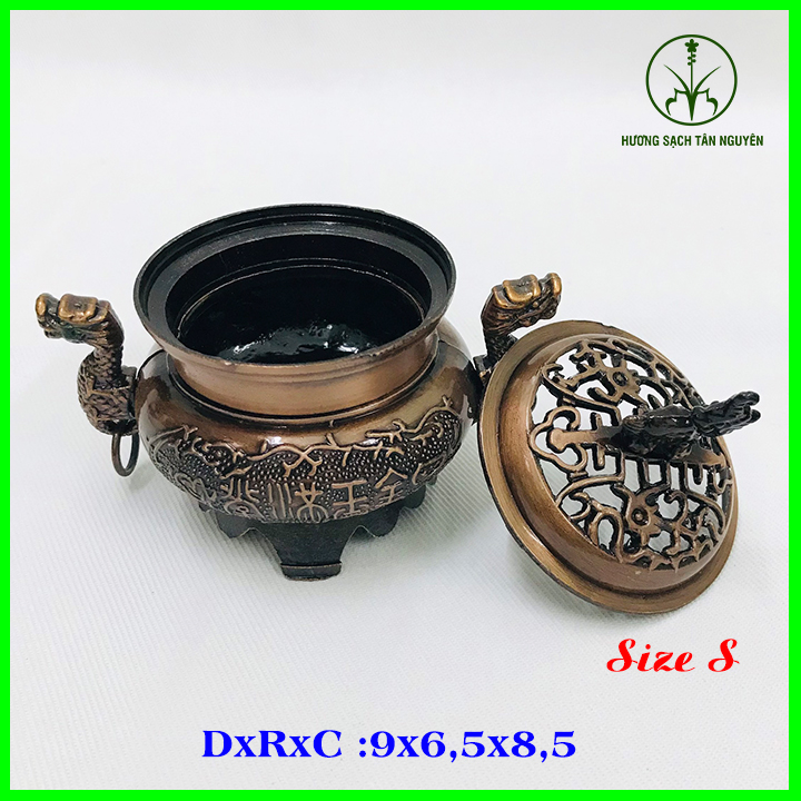 Lư song long xông trầm