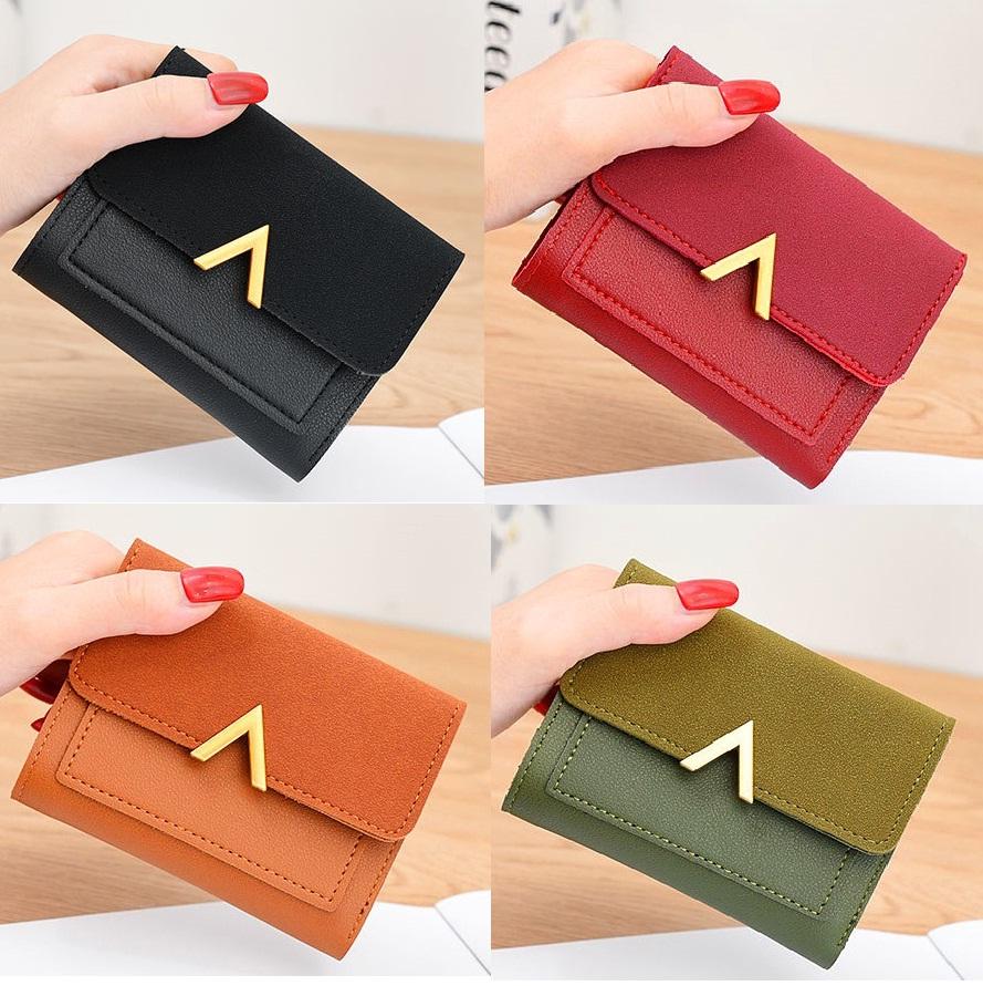 Ví nữ thời trang nút V cực chất