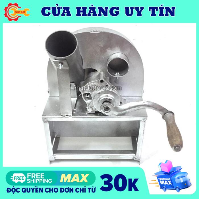 Máy thái hành,tỏi quay tay
