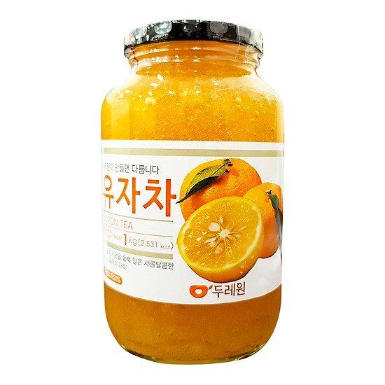 Trà Mật ong chanh đào Hàn Quốc( Lọ 1kg)