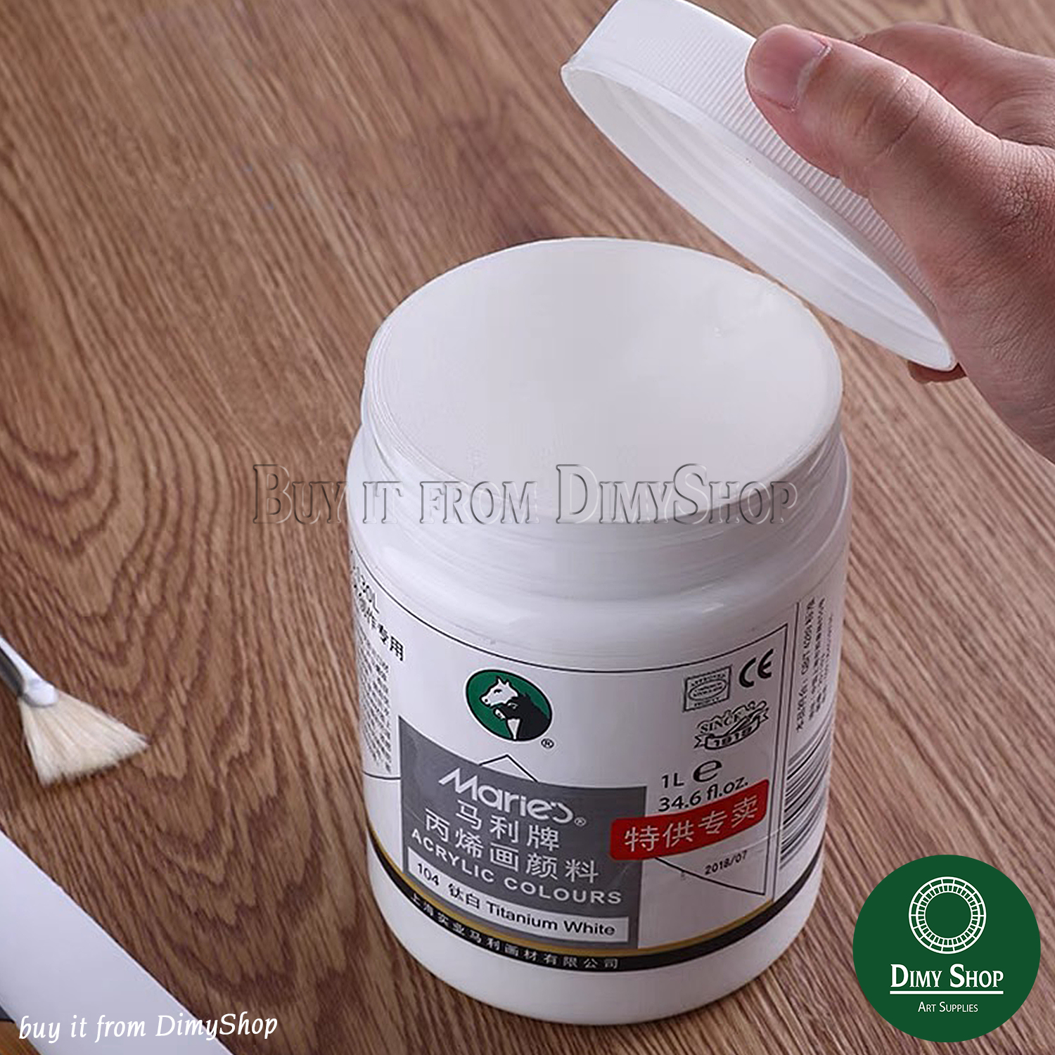 Màu Acrylic 3D MARIE's 1000ml (Hũ lớn 1Lit)
