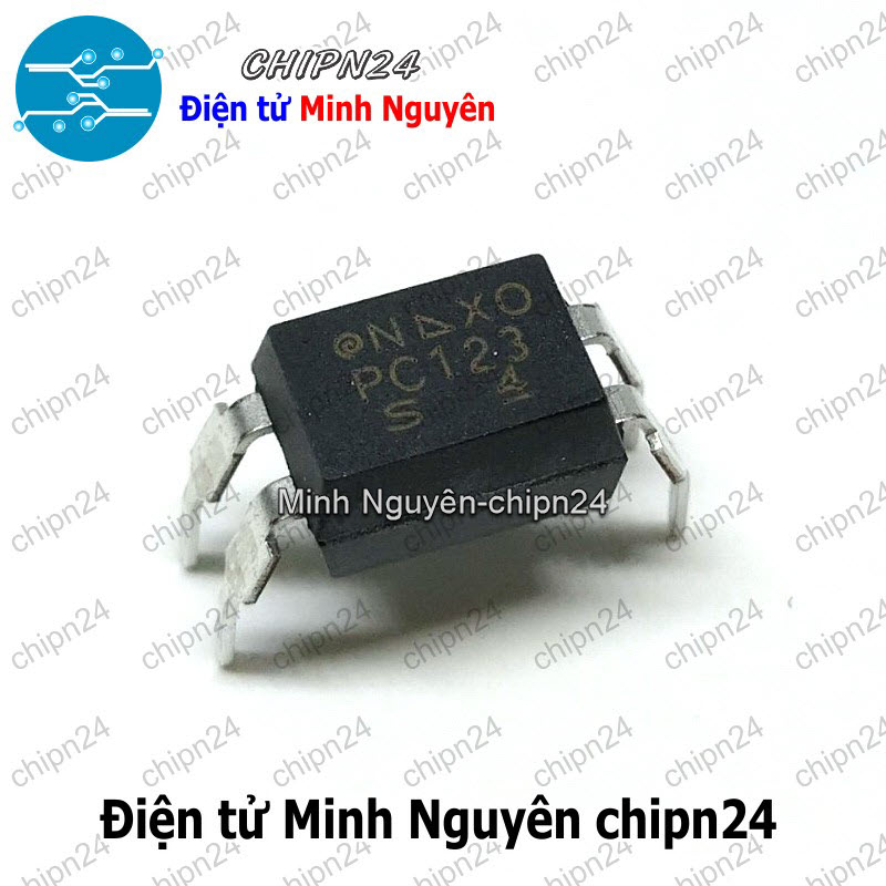 [3 con] (DT) Opto PC123 DIP-4 Hàng Tốt (123) - HH005679