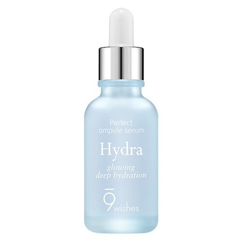 Tinh Chất Dưỡng Ẩm, Cấp Nước, Căng Bóng Da 9 Wishes Hydra Glowing Deep Hydration Ampule Serum 30ml