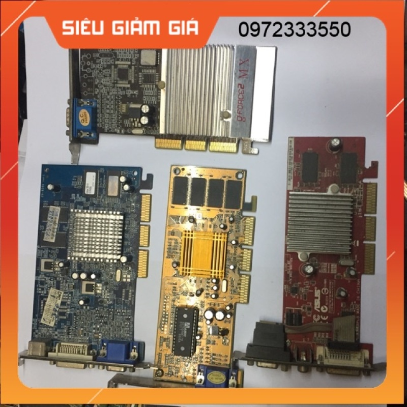 Bảng giá Card màn hình VGA Card khe cắm AGP 4X 16M 32M 64M Phong Vũ