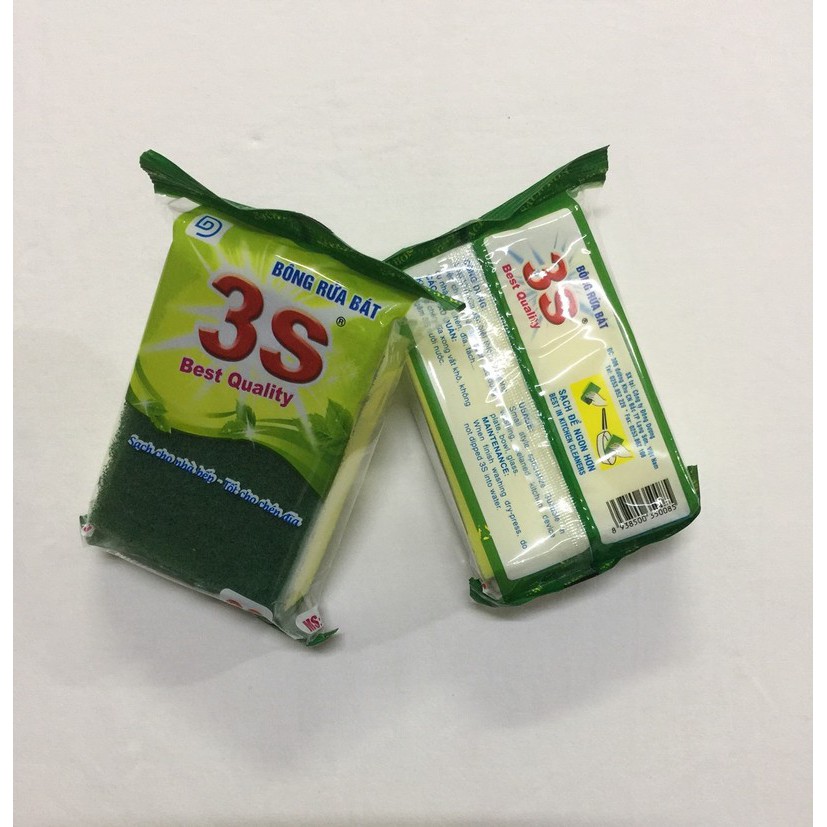 Miếng rửa chén 3s, miếng rửa chén hạt đậu, miếng rửa chén đa năng, miếng chùi rửa đa năng