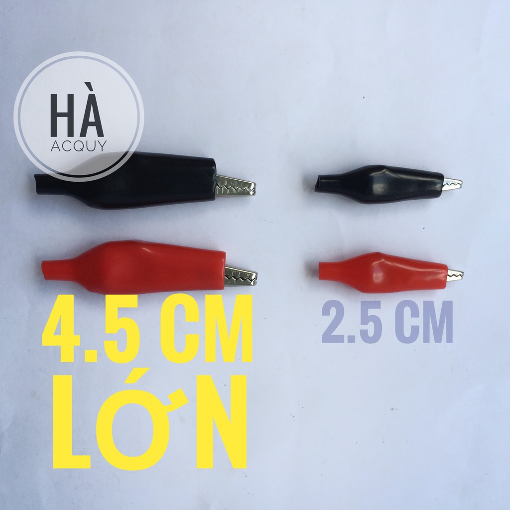 10 Pairs of Large Alligator Clips - 4.5 cm