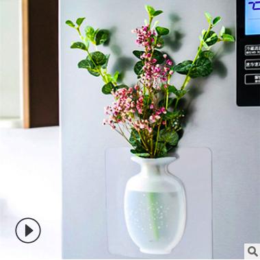 [HCM]Bình hoa dán tường silicon thông minh tiện dụng ( màu ngẫu nhiên )
