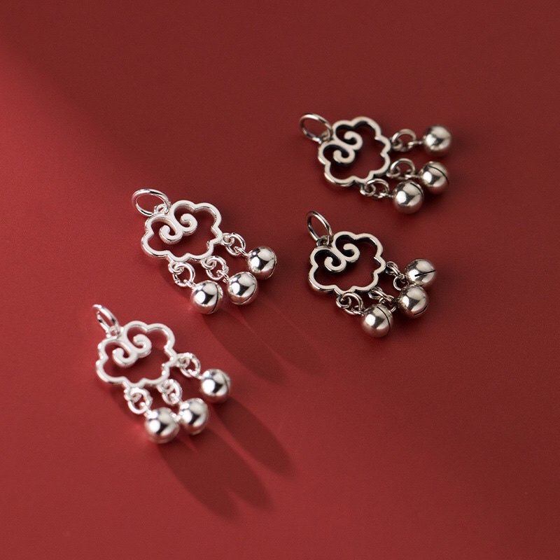 [S925] Charm bạc khánh treo chuông - MH792