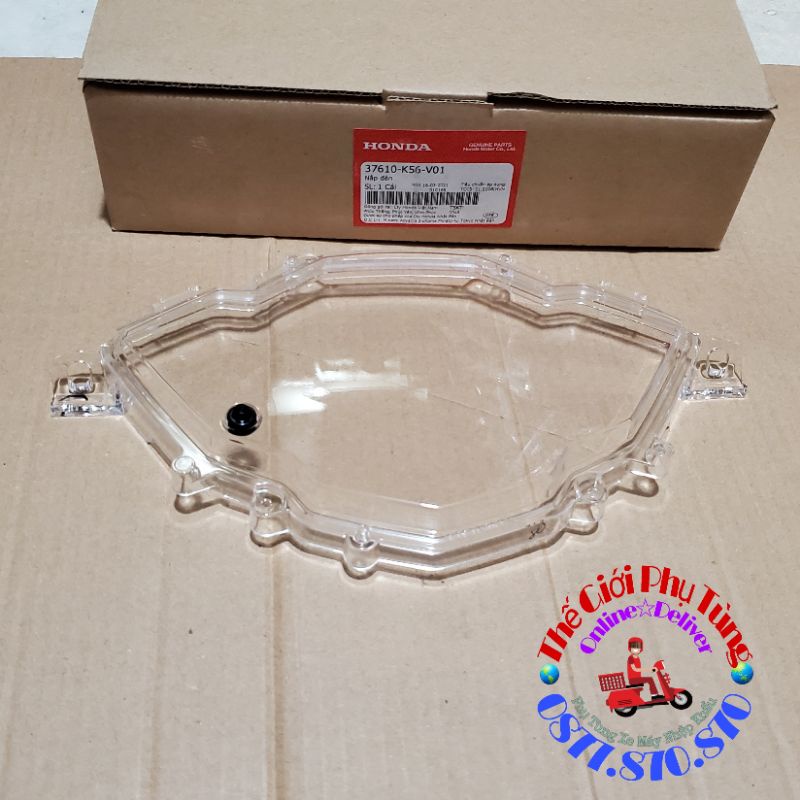 Mica -  Mặt kính đồng hồ Winner V1 zin Honda Việt Nam - 37610-K56-V01