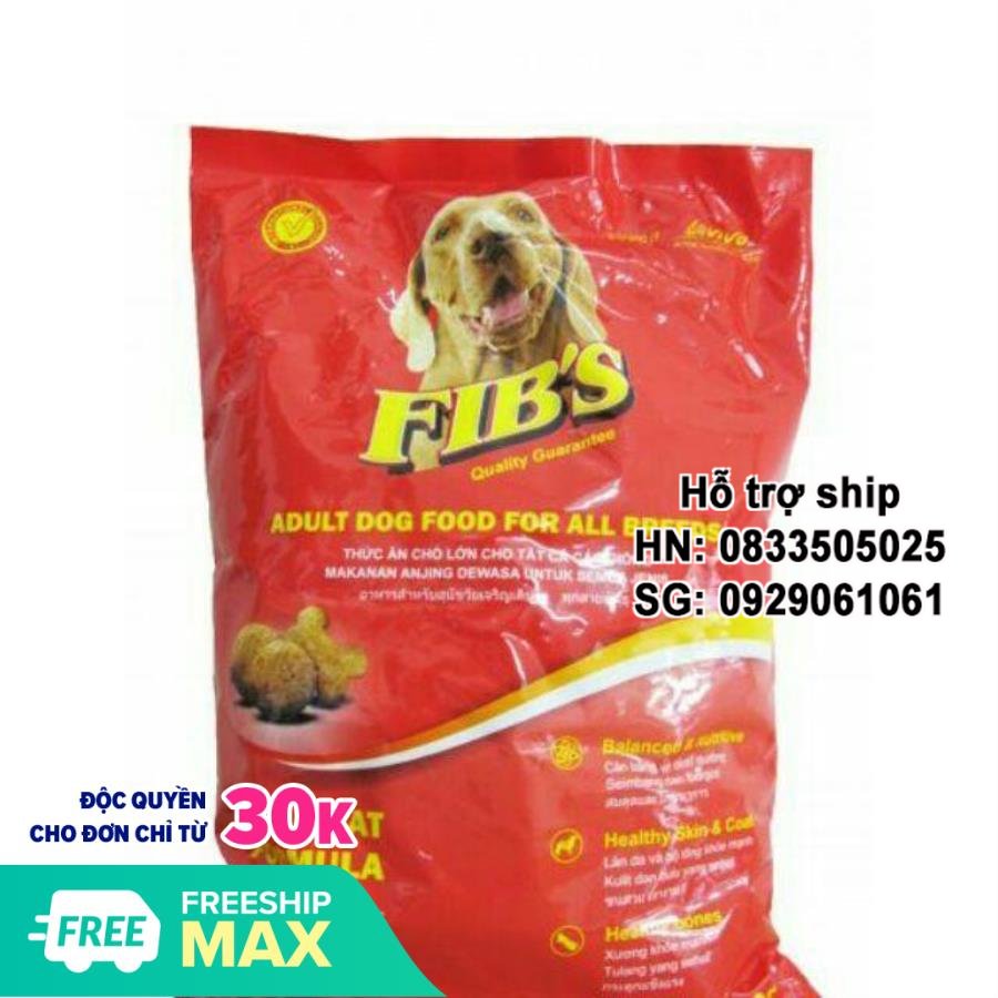 Hanpet - FIB'S - thức ăn cao cấp dạng hạt cho MỌI LOẠI CHÓ (trên 10kg) 2911009 -thức ăn khô cho chó fib