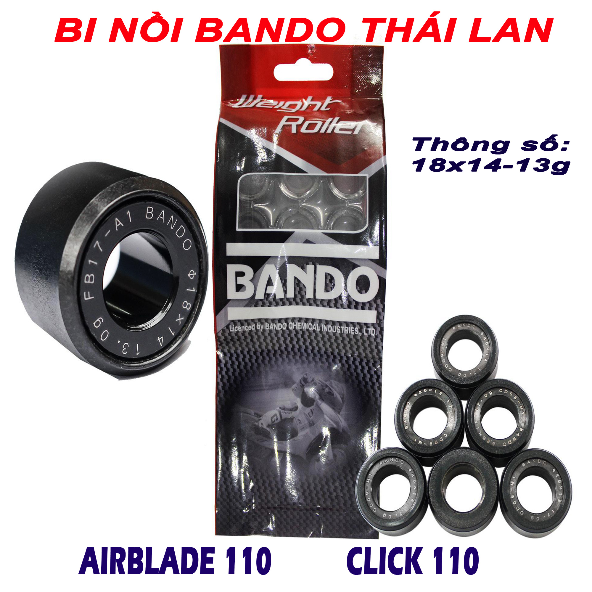 Bi nồi Airblade 110 Click 110 Thái Lan