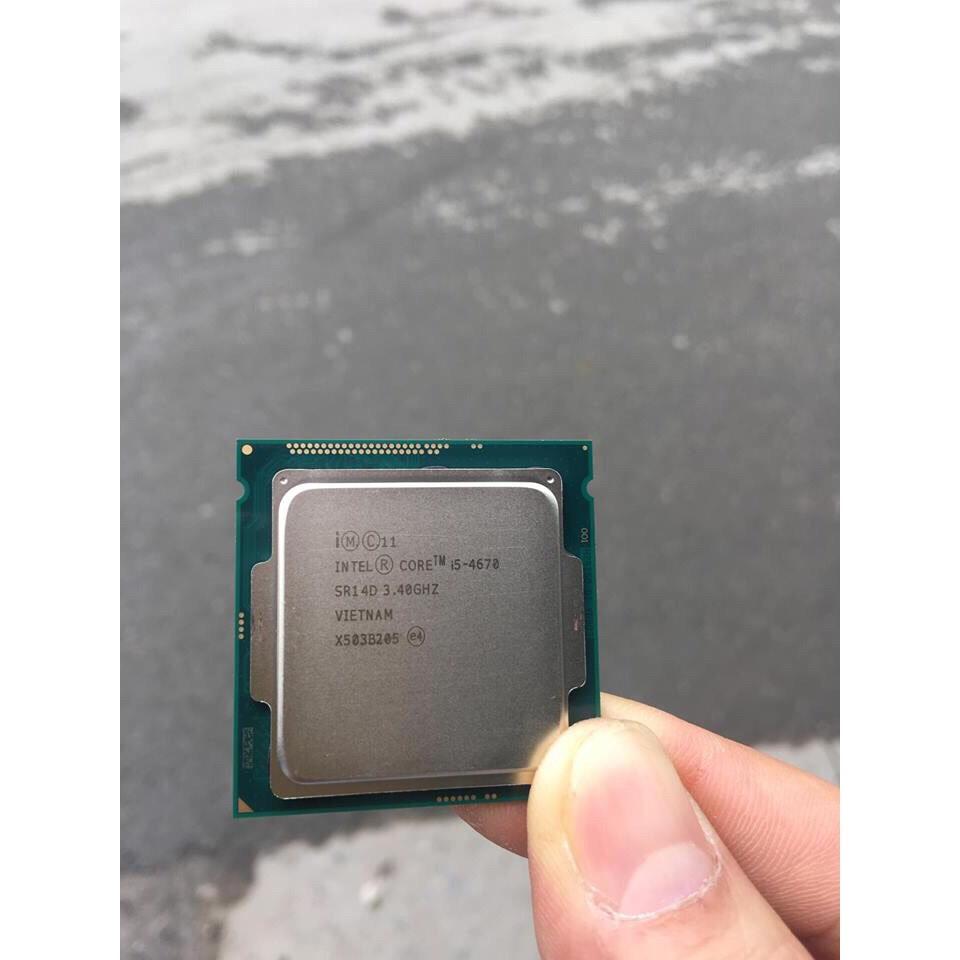 CPU Bộ vi xử lý Intel I5 4670 3.4 Ghz/1150
