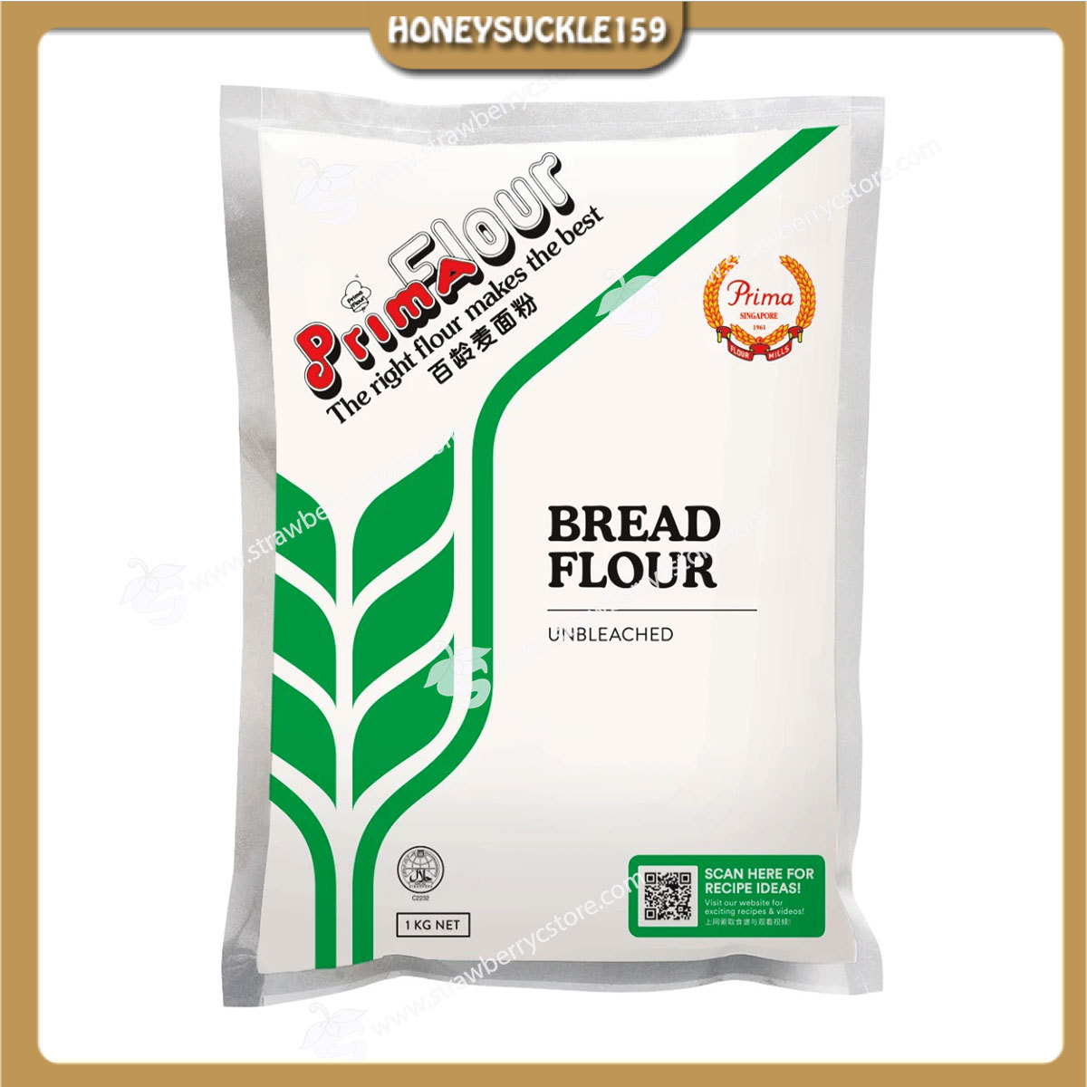 *XANH LÁ* BỘT MÌ PRIMA SỐ CAO CẤP SỐ 13/BỘT MÌ PRIMA BREAD FLOUR 1KG