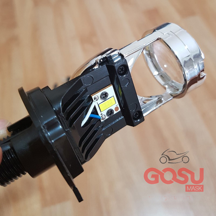 Đèn pha Led bi cầu mini H4 L6K - Đèn pha xe máy