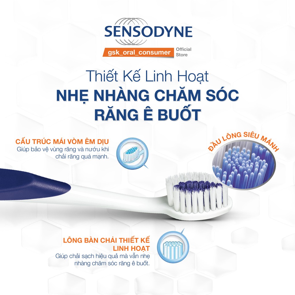 (HCM)Bàn chải đánh răng Sensodyne Ultra Sensitive Ex Soft