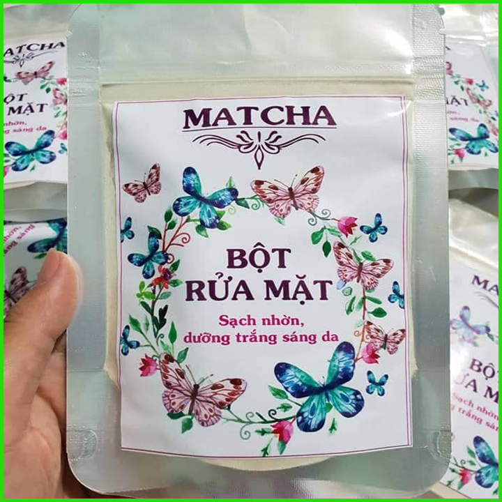 [HCM]bột rửa mặt thảo mộc thiên nhiên túi 100g .