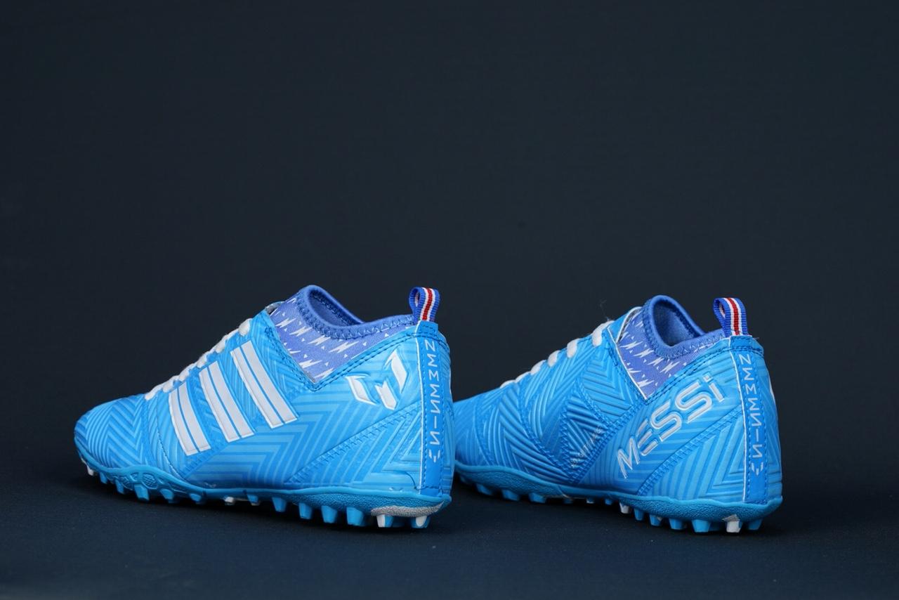 Giày Đá Bóng Messi Cổ Cao xanh biển
