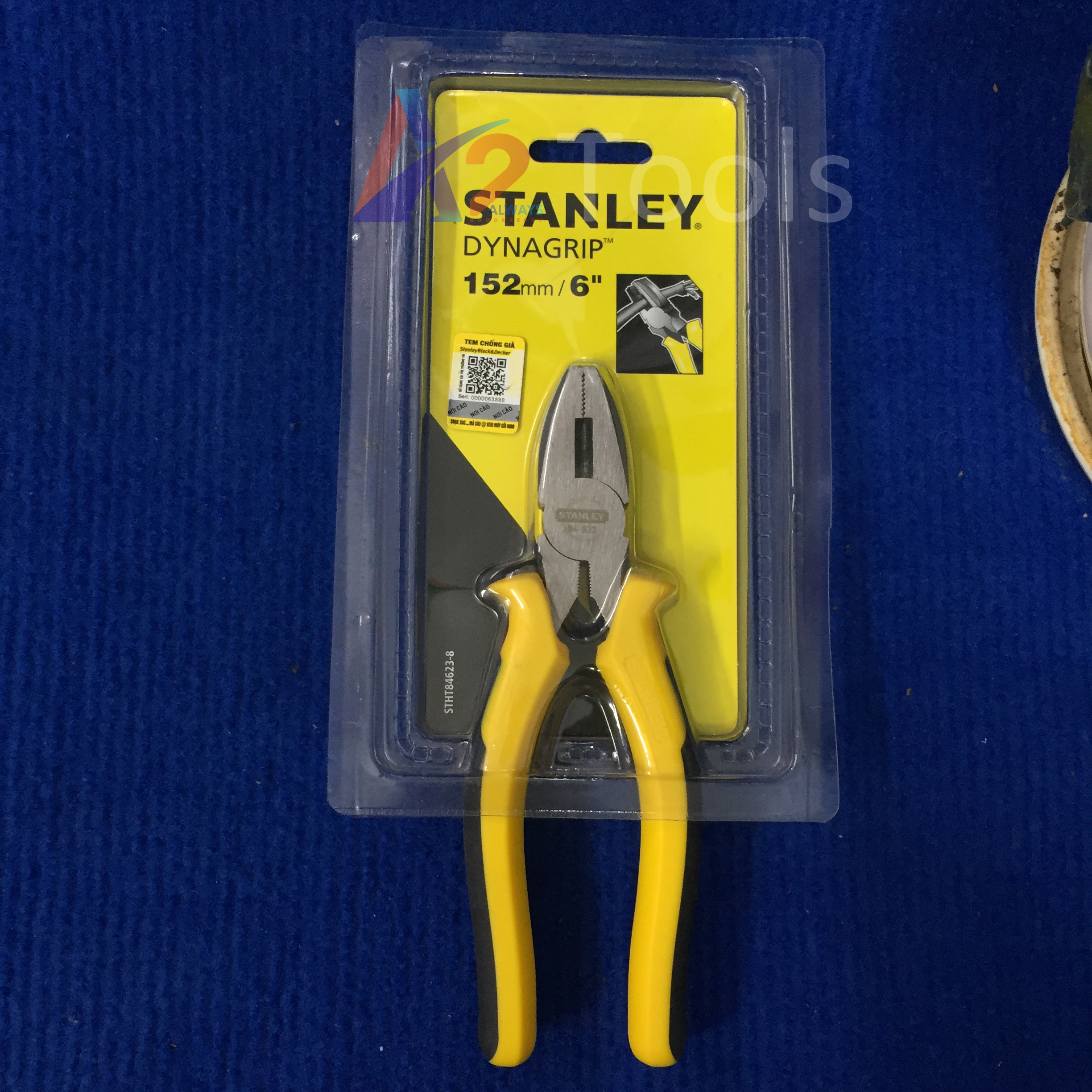 Kềm điện 6"/152mm cán vàng STANLEY STHT84623-8