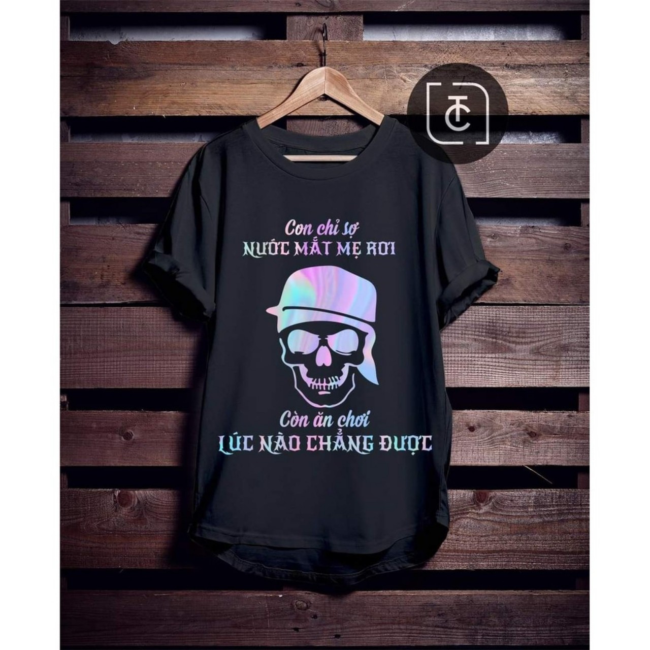 [HCM]Áo thun tay ngắn phản quang 7 màu con chỉ sợ nước mắt mẹ rơi (CHỤP FLASH)
