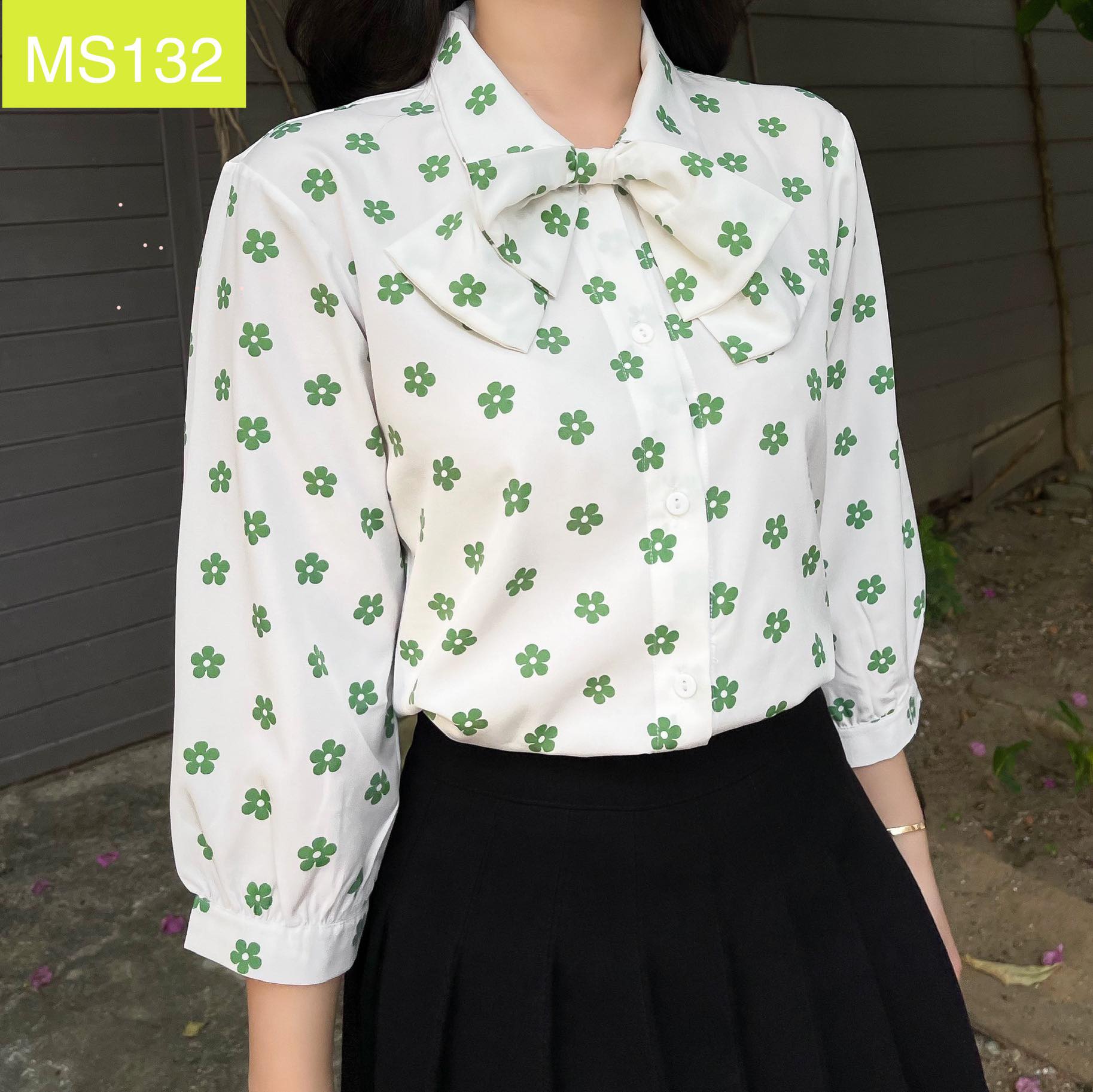 ÁO SƠ MI NƠ RỜI MS132