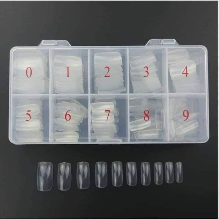 Móng up chân phom dài ,sẵn màu trong và tự nhiên - mini nails