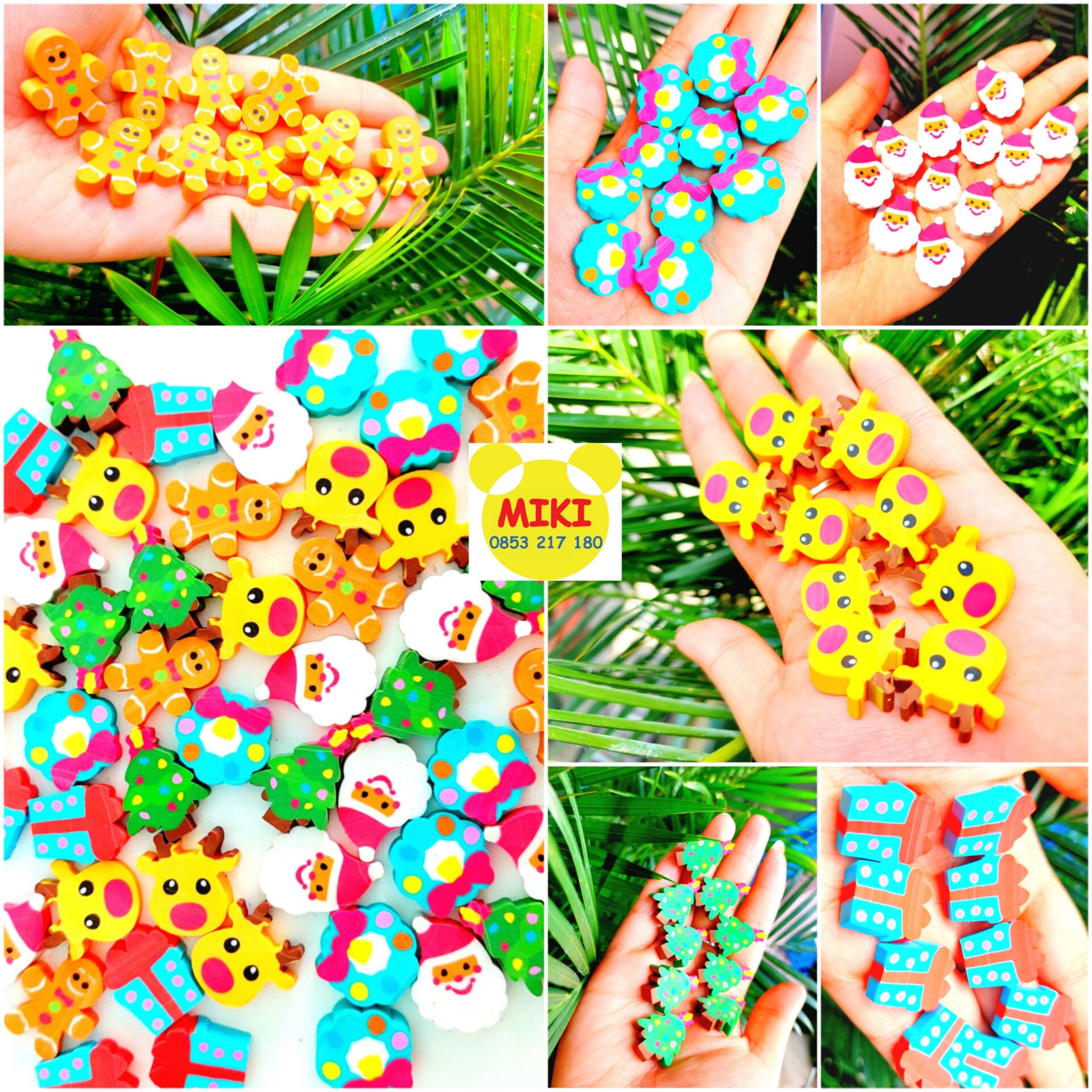 SET NOEL MINI CUTE CHO MÙA GIÁNG SINH - XMAS.16 (Đồ dùng dạy học Miki)