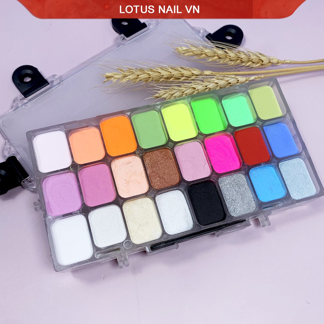 Set bột đắp móng Keystone 24 màu - Made in USA