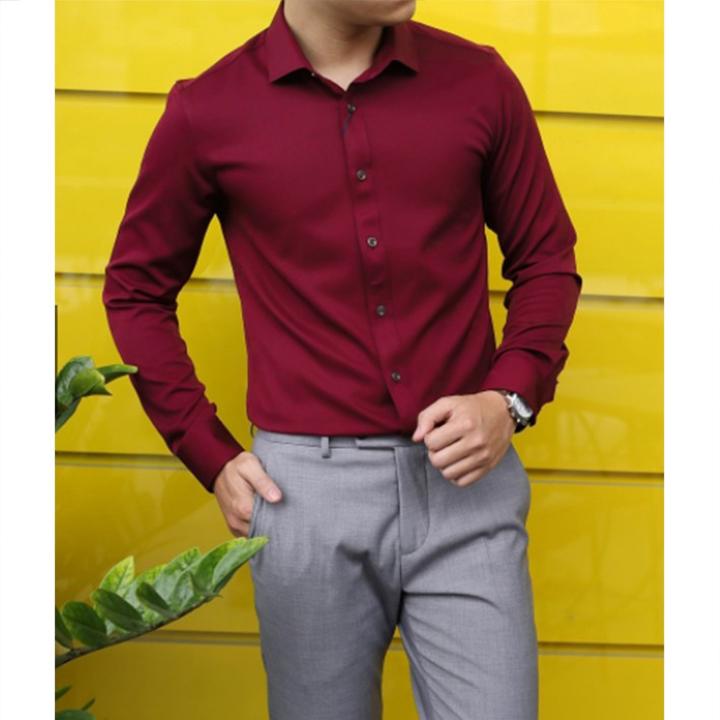 áo sơ mi nam from ôm dáng body