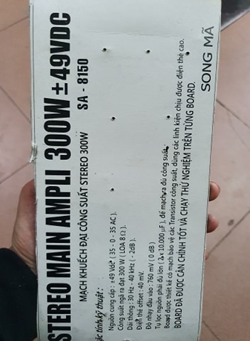 bo công suất 8 sò 1 vê 300W STE