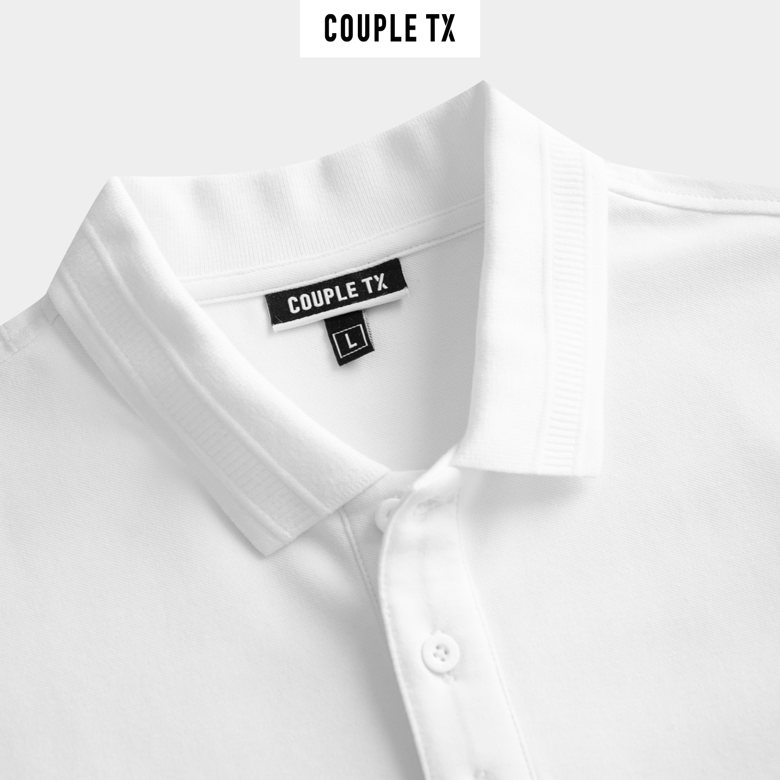 Men's Basic Polo Shirt Couple Tx - Cotton Turn-Down Collar T-Shirt, High Quality, Elegant, Luxurious Regular Form Mpo 1351