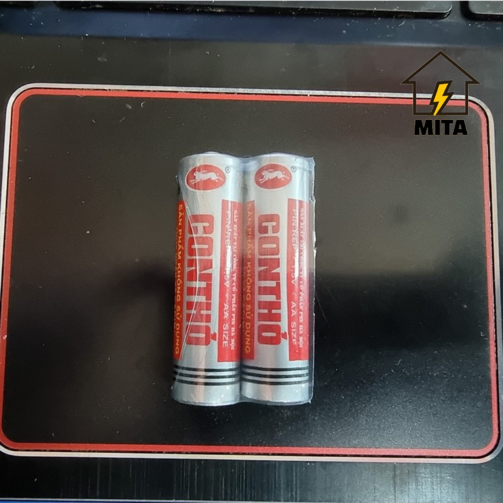 2 viên pin con thỏ size AA/AAA ( Pin đũa và Pin tiểu) - MITA