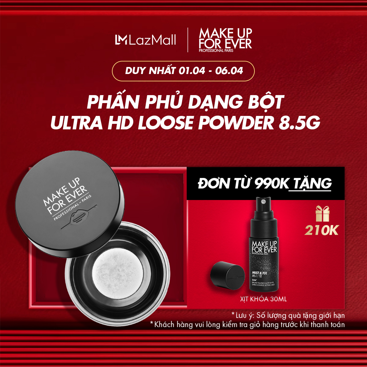 MỚI - Phấn Phủ Dạng Bột Hoàn Thiện HD SKIN Perfecting Loose Powder 8.5g - MAKE UP FOR EVER
