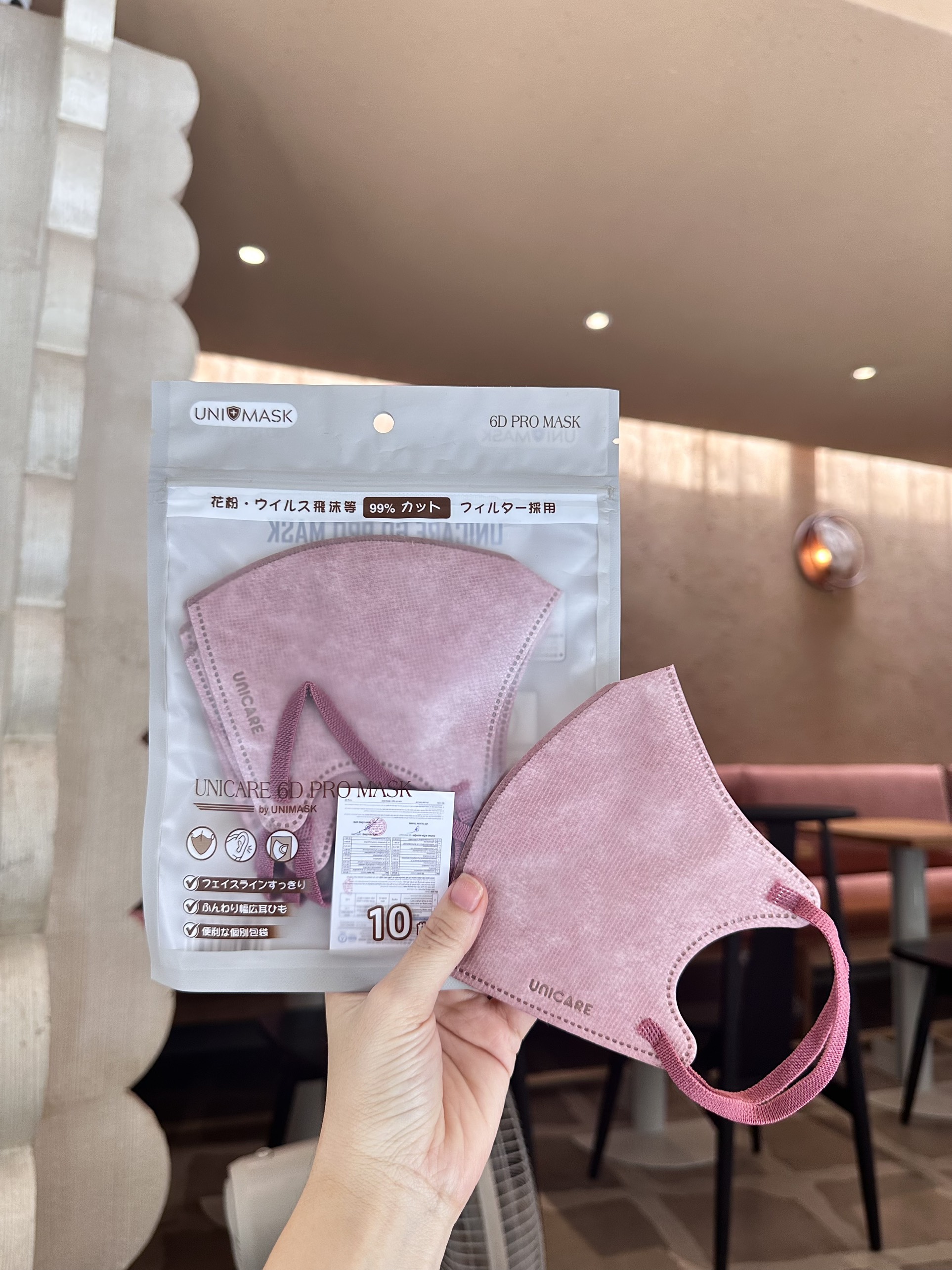 Thùng 50c khẩu trang 6D Pro Mask Unimask Unicare