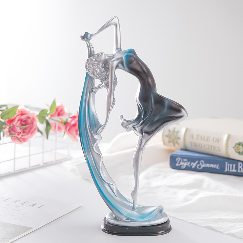 Mô Hình Cô Gái Khiêu Vũ Trang Trí Nội Thất Cao 35cm