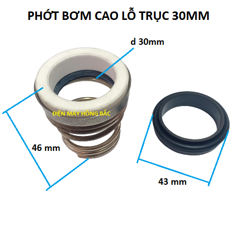 Phớt bơm nước lò xo nhọn trục 28mm đến 35mm