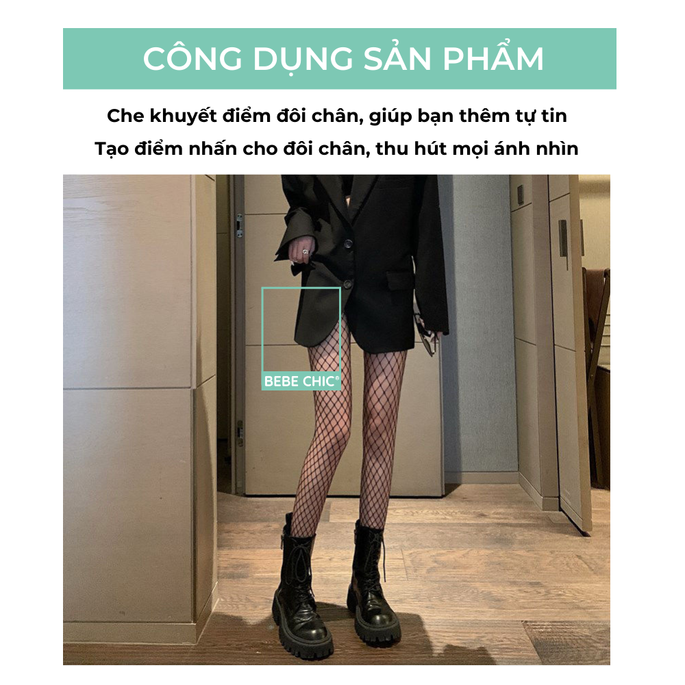 Quần Tất Lưới Mắt To Co Giãn Cao Cấp BEBECHIC QT02