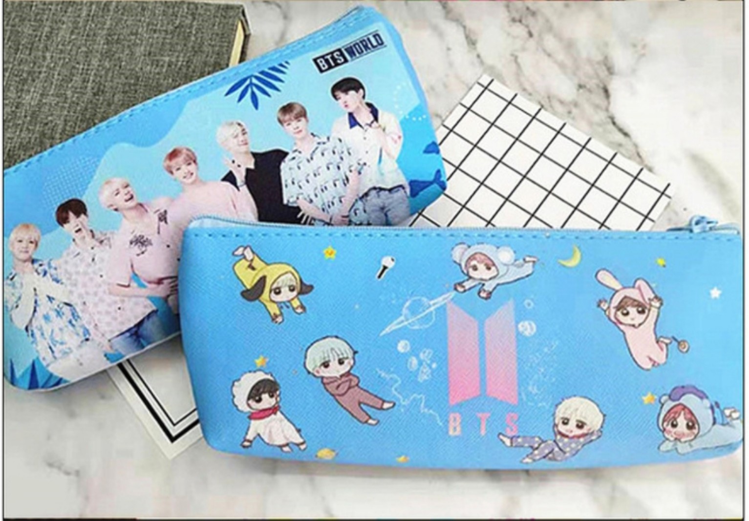 [HCM]hộp bút kpop IN hình BTS,BLACKPINK CỰC ĐẸP