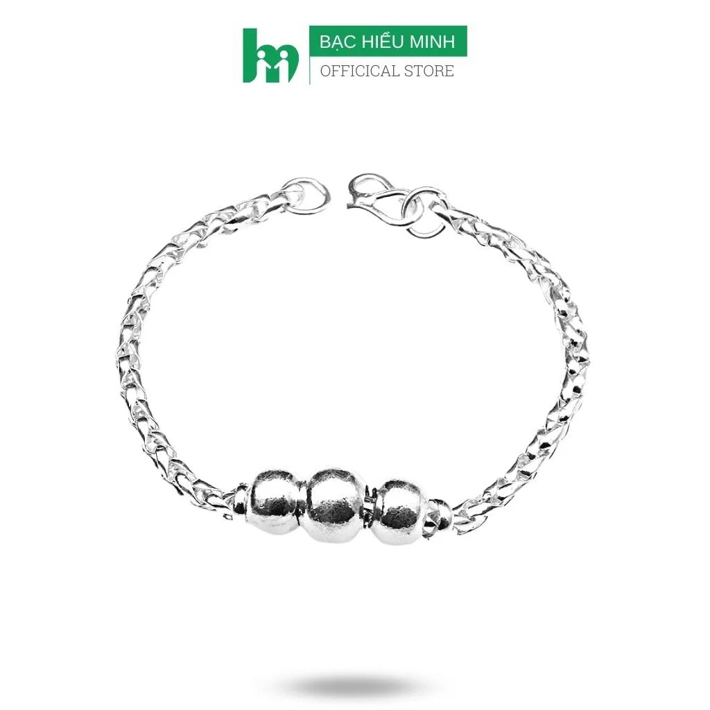 Lắc tay lắc chân trẻ em bạc hiểu minh lte037