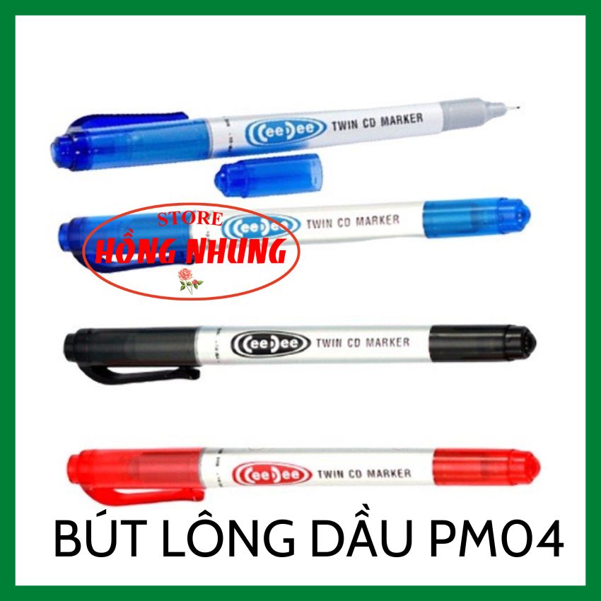 1 Cây Bút Lông Dầu PM04 Màu Đỏ