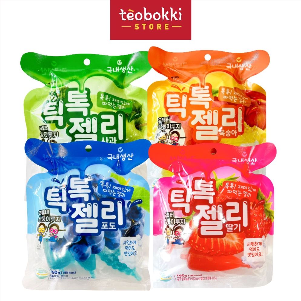 Thạch hút trái cây Hàn Quốc 160g, 386g