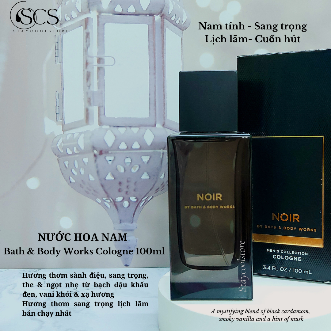 [Bill Mỹ- Đủ Mùi] Nước hoa nam giới Bath & Body Works Eau De Cologne 100ml