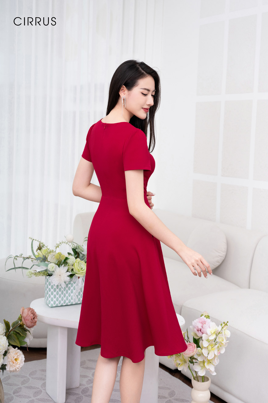 Đầm xòe CIRRUS 203200 đỏ