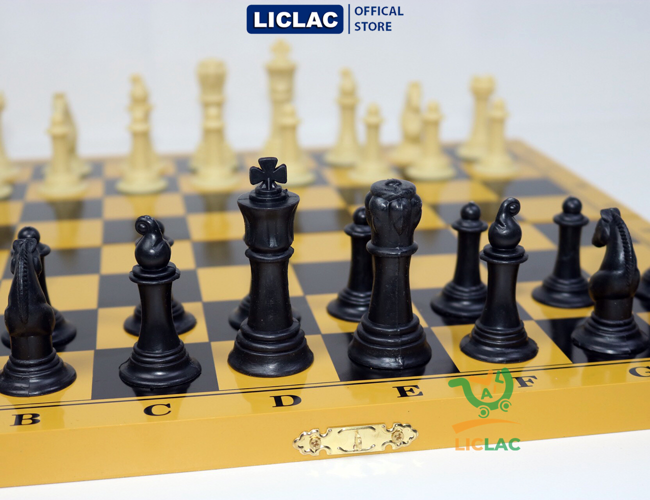 (XẢ KHO) Bộ cờ vua Liên Hiệp Thành ( Size Lớn ) gồm bàn cờ và quân cờ, Đồ chơi trẻ em boardgame Việt Nam, Đồ chơi giáo dục giúp bé phát triển tư duy - LICLAC