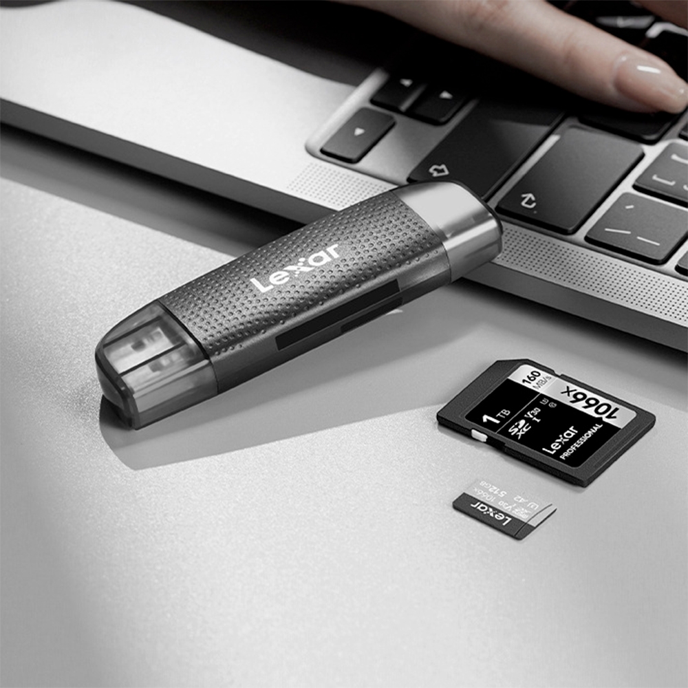 ĐẦU ĐỌC THẺ SD/TF TYPE-C USB 3.2 LEXAR